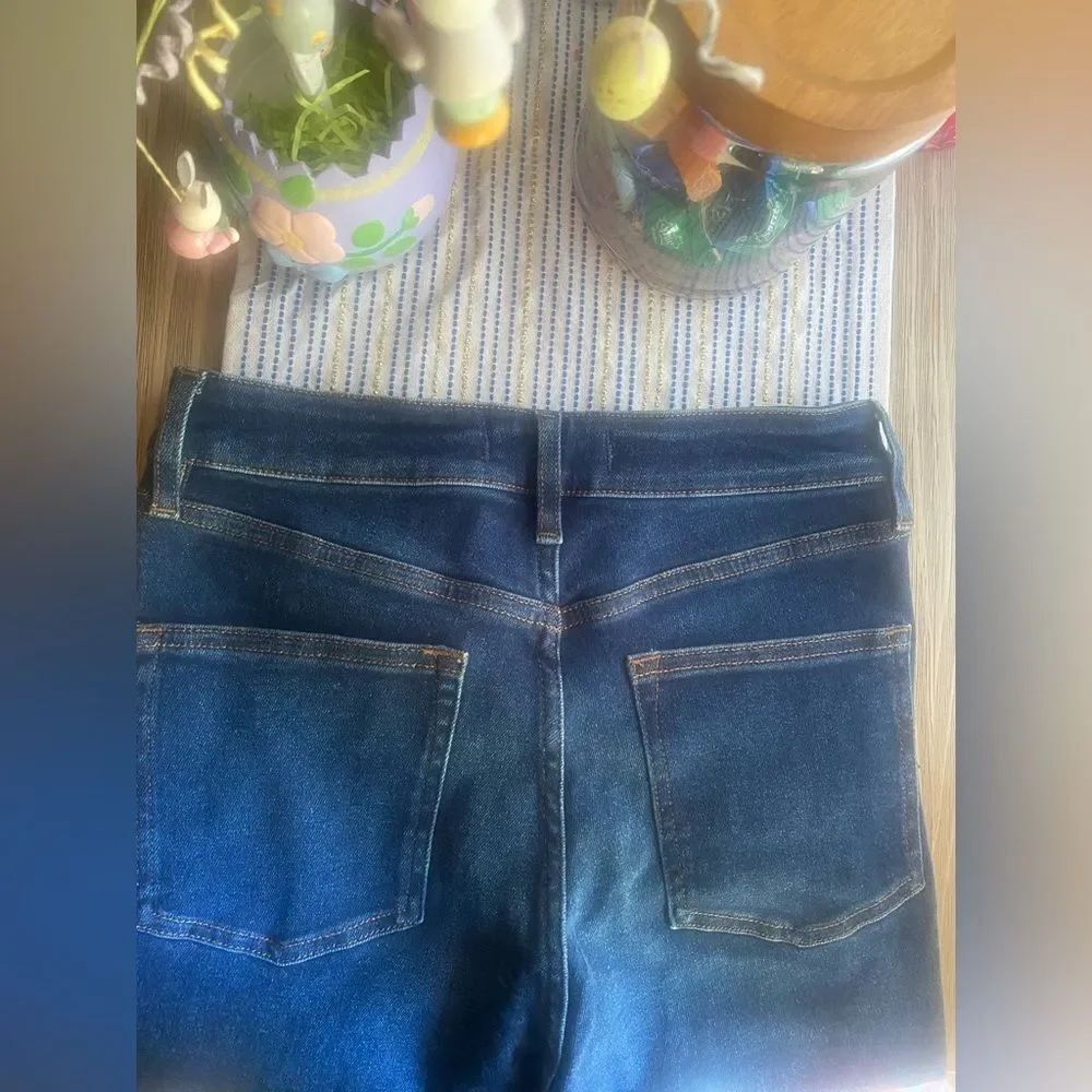 Free People Jeans Womens Size 29 Blue Denim Skiny Leg High Rise NWT - Picture 9 of 16